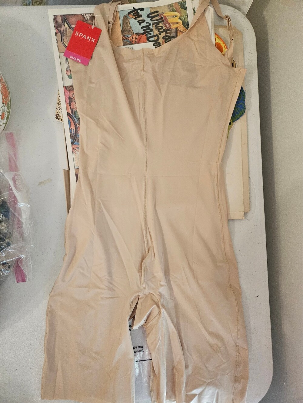 Spanx Shapewear Soft Nude Large - Picture 2 of 5